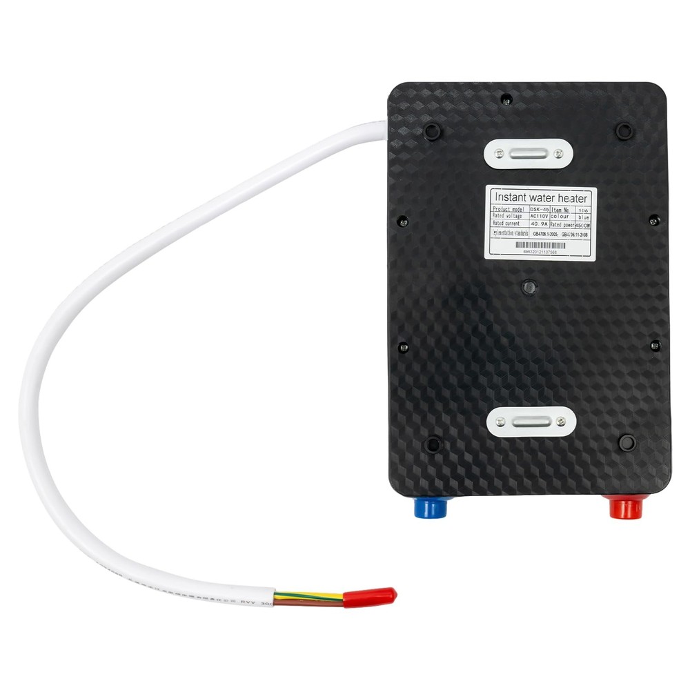 4500W 110V Electric Water Heater Tankless, 30-55℃/86-131°F Adjustable Instant...