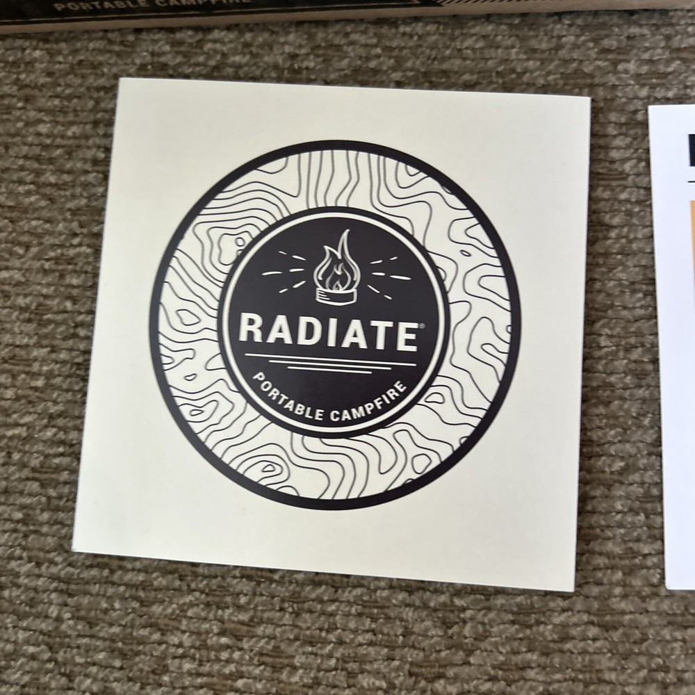 Radiate Portable Campfire: The Original Go-Anywhere Campfire | 1 Pack