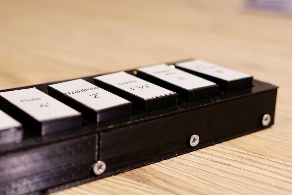 MIDI controler board for virtual pipe organ