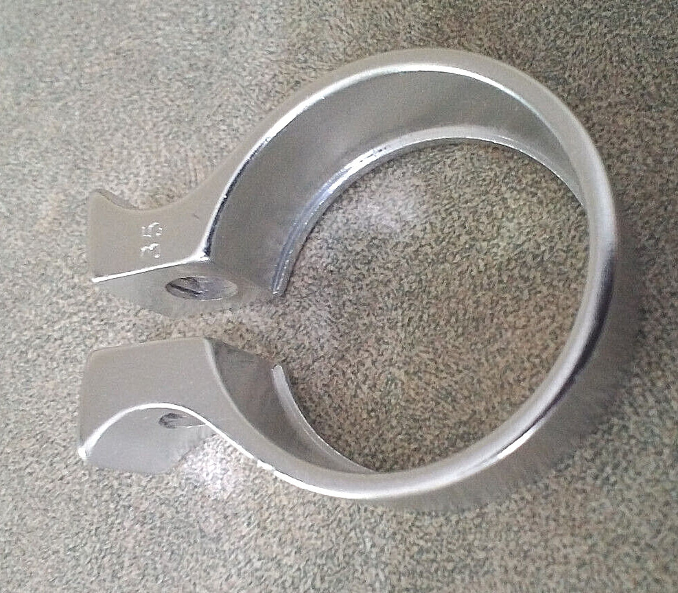 35mm ALLOY SEAT POST CLAMP silver