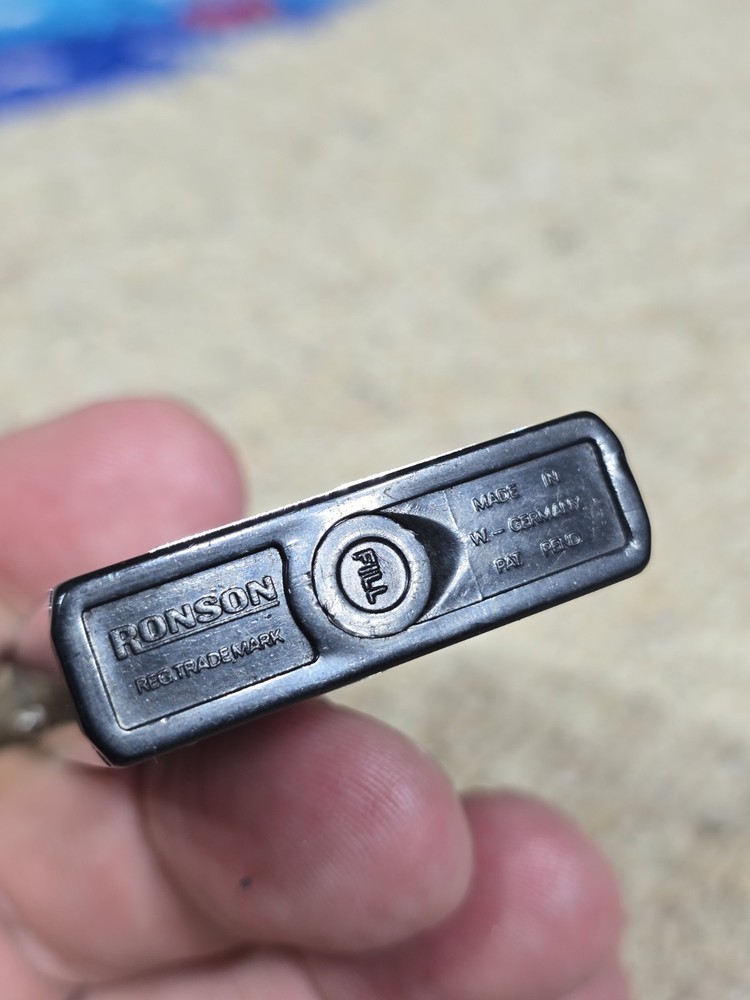 Vintage Ronson Lighter Made In W Germany Works