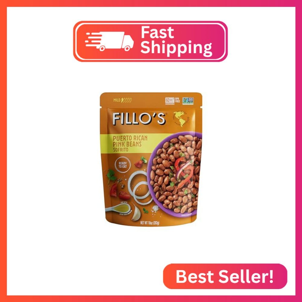 FILLOS Puerto Rican Pink Beans & Sofrito, 10 OZ