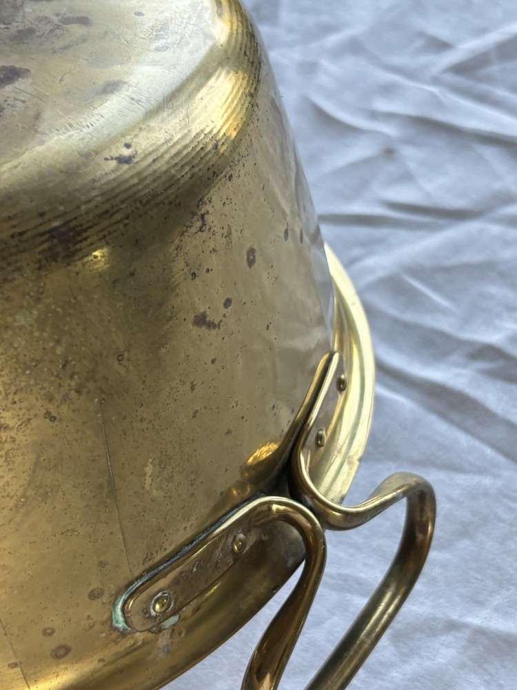 Antique Jam Pan 11” Heavy Brass 2 lb 15oz