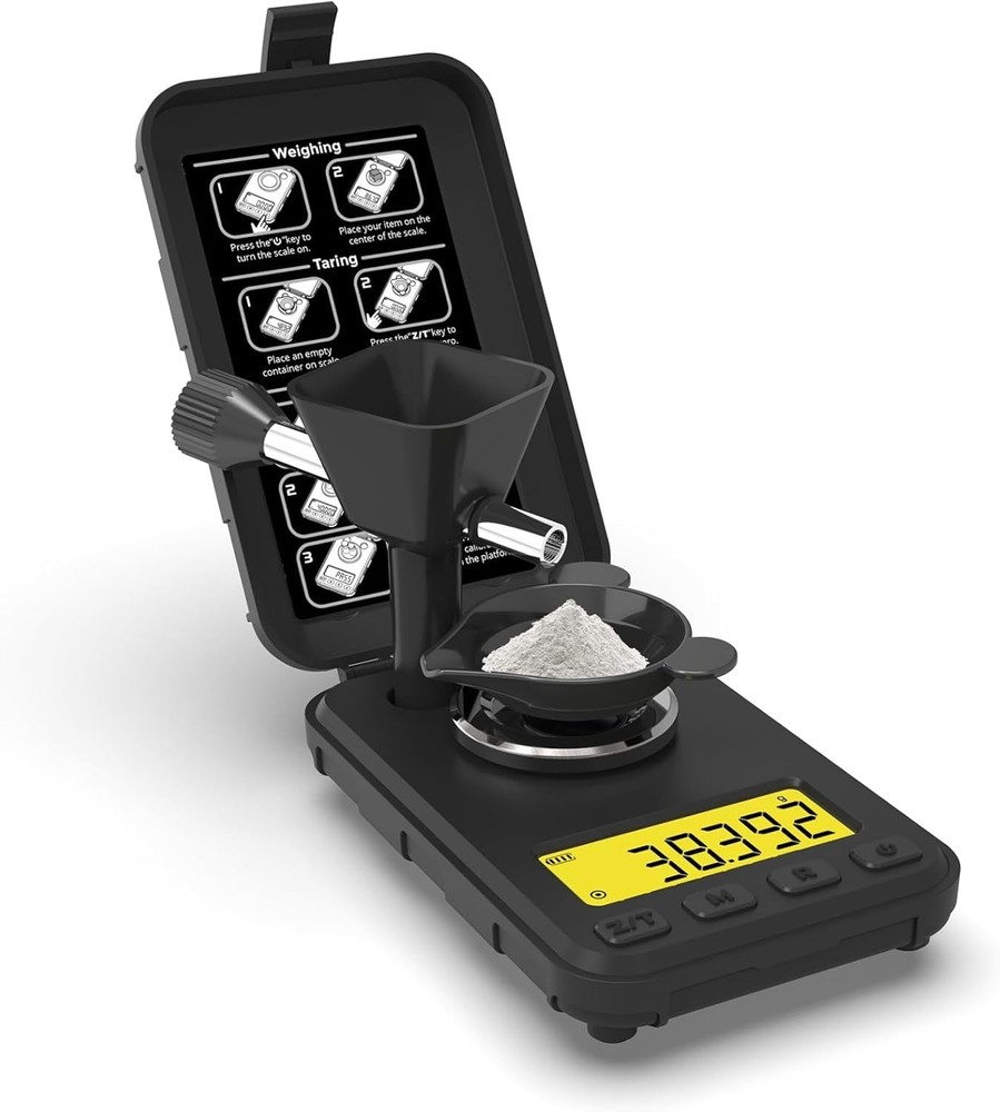 Versatile Milligram Scale with 3 Backlight Colors for Reloading and More