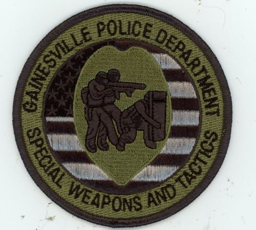 FLORIDA FL GAINESVILLE POLICE SWAT SUBDUED NICE SHOULDER PATCH SHERIFF