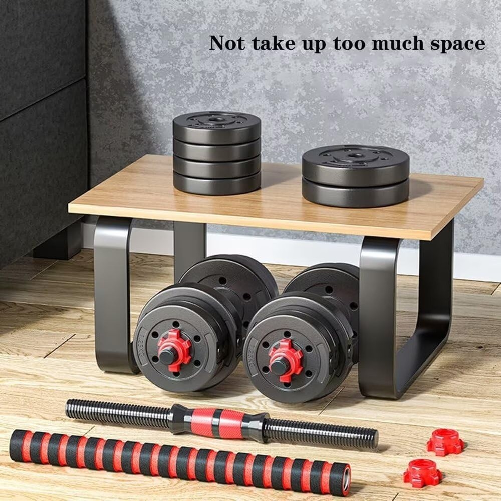 Compact 20 lb Dumbbell Set with Adjustable Weights for Efficient Training