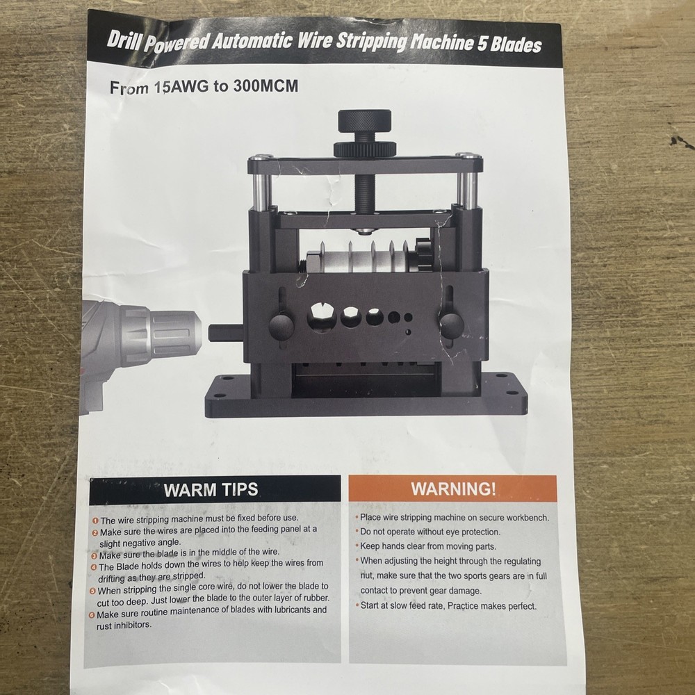 wire stripper Manual Electric Drill Dual-purpose Wire Stripping Machine