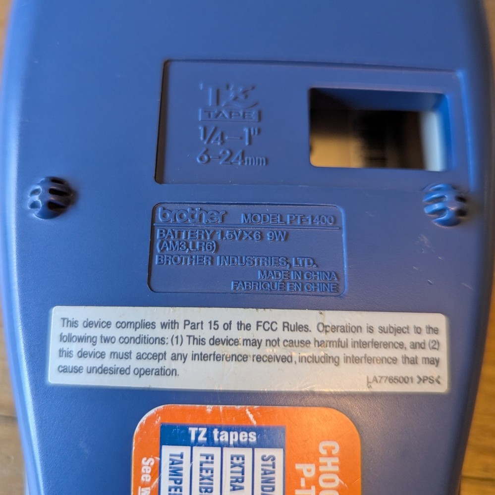 Tested & Working Brother P-Touch PT-1400 Label Thermal Printer