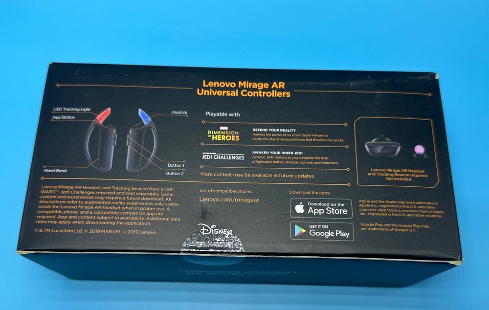Lenovo Mirage AR Universal Controllers