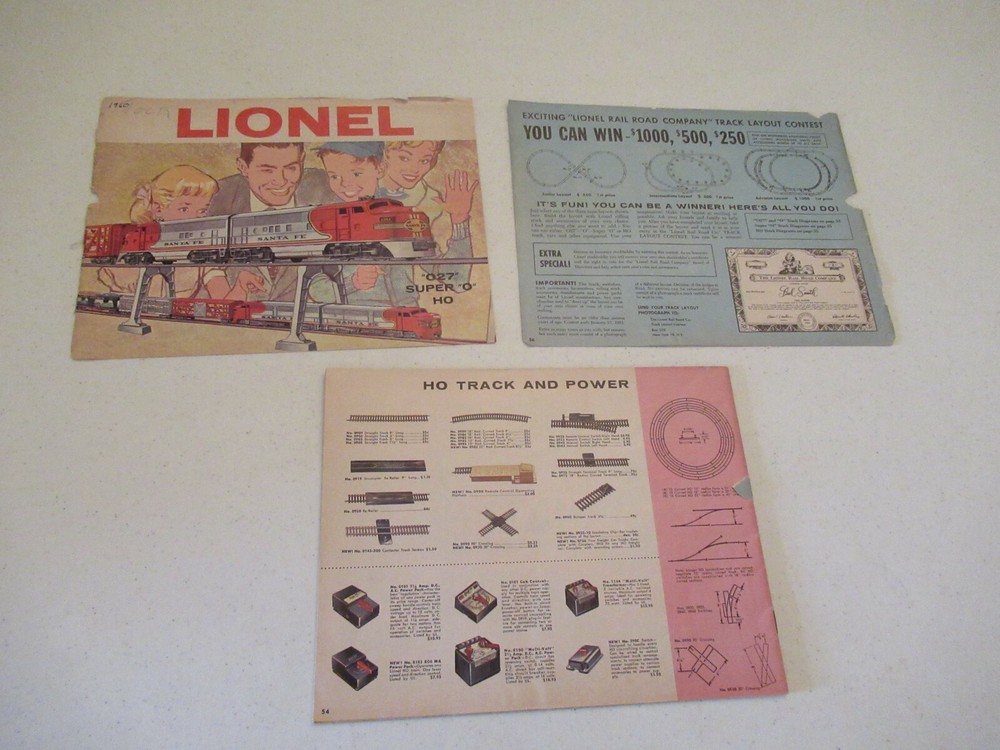 Lionel 1960 Train Catalog