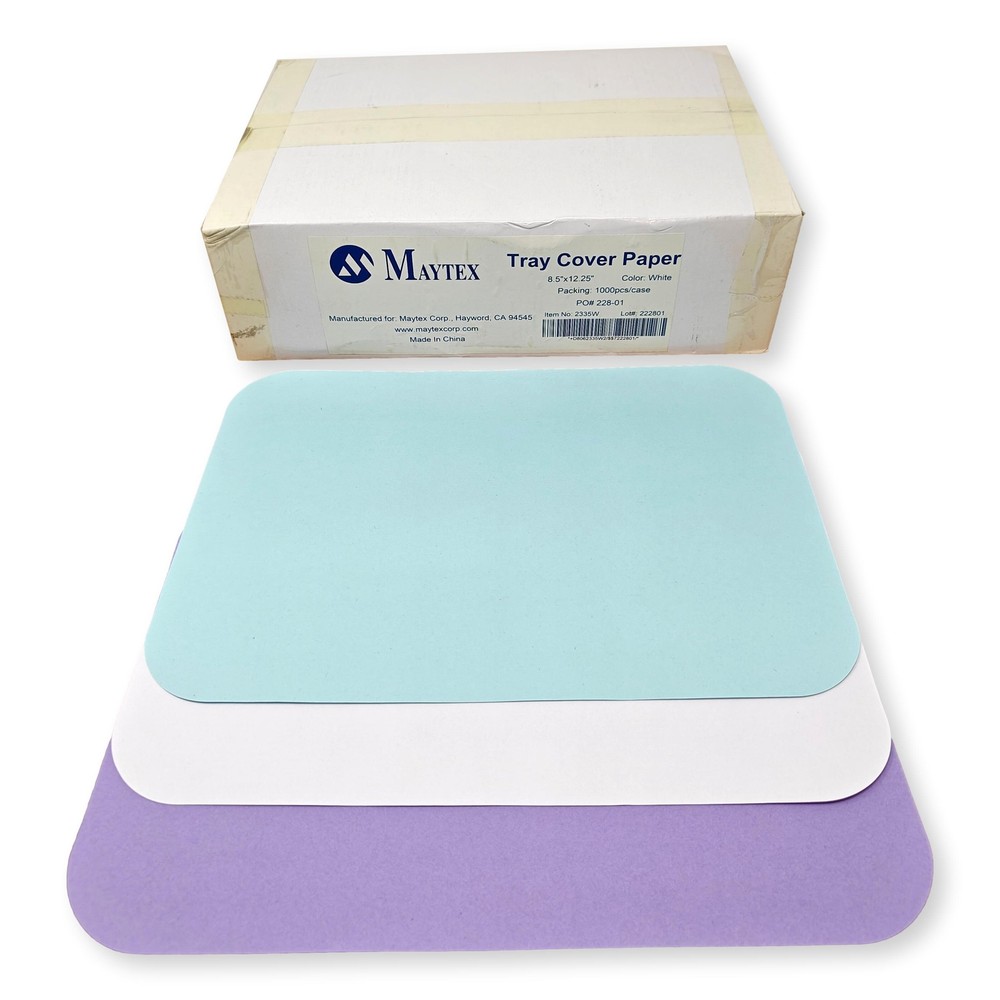 Tray Covers, Paper, 8.5" x 12.25