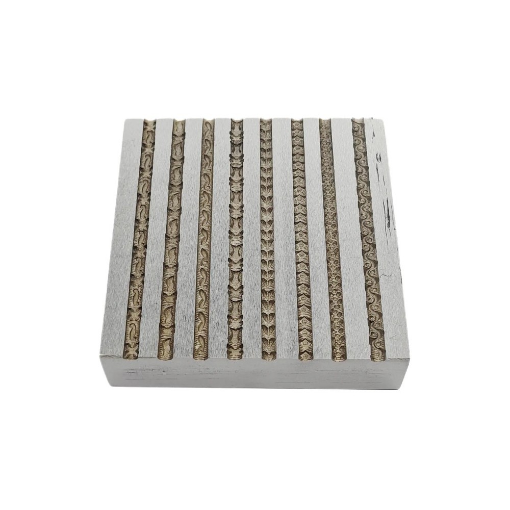 Design #6 Wire Impression Die 8 in 1 Pattern Wire Die | Wire Making