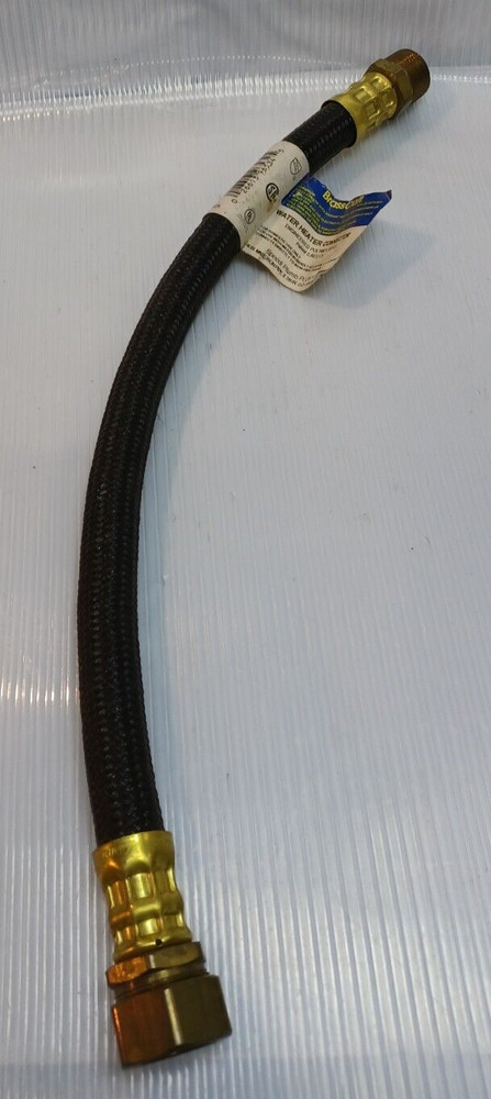 BWB28-18 3/4"MIP x 7/8" O.D Compression x 18", Water Heater Connector BrassCraft