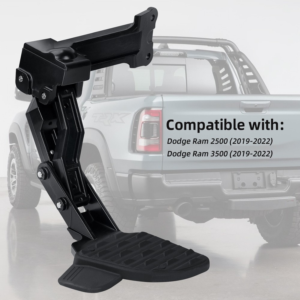 Rear Bedstep Step Retractable Bumper Fit For Dodge Ram 2500 2022