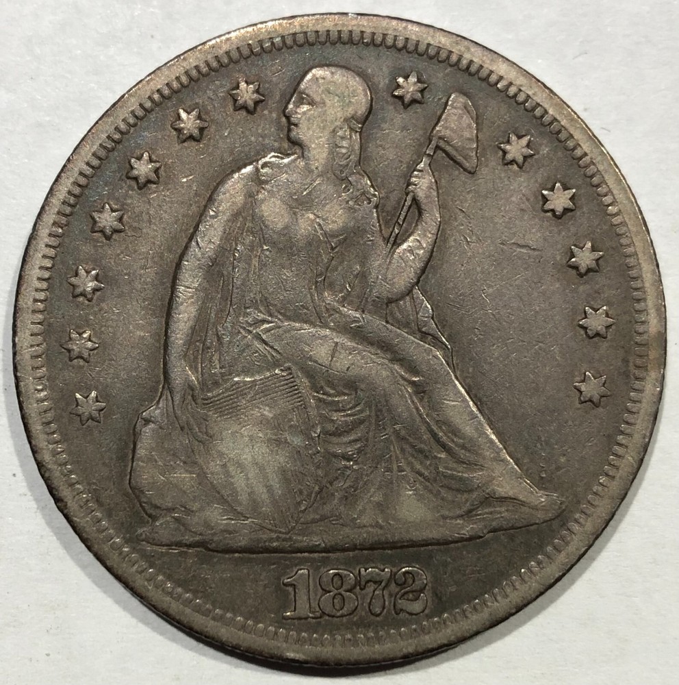1872 Seated Liberty Dollar*