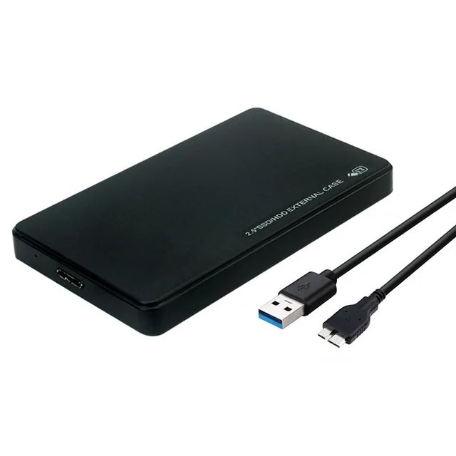 External SSD USB 3.0 Portable Hard Drive Case SATA Mobile Storage Disk PC