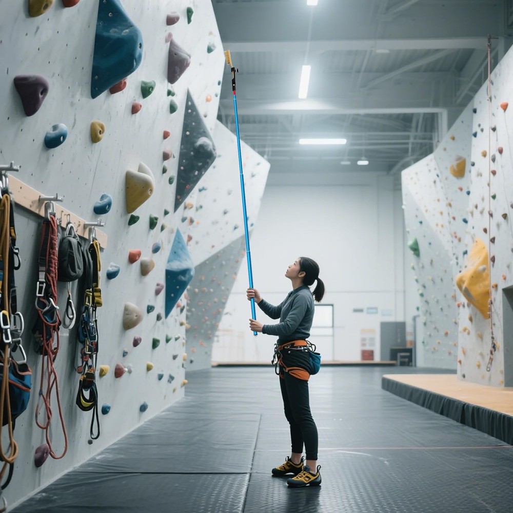 Stick Clip Rock Climbing Brush with Extendable Pole| Angle Adjustable Boulder...