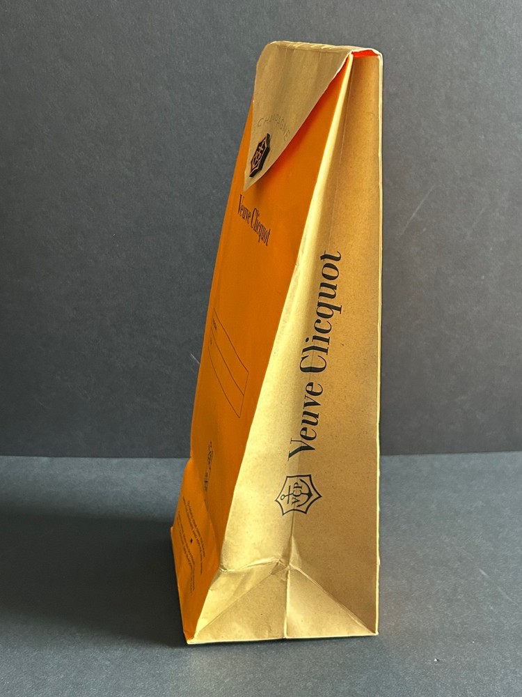 VEUVE CLICQUOT BRUT - Ice Bucket Envelope -EMPTY - 2 'Ice Jacket' Tags