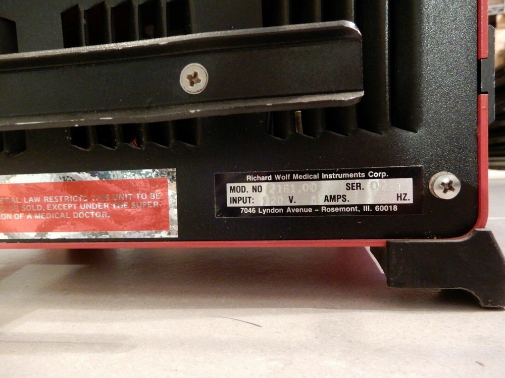 Richard Wolf 2161 PACSystem 3000 Programable Generator