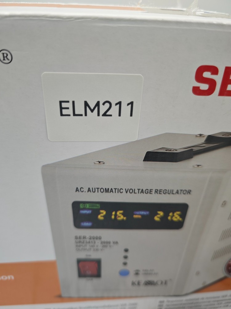 KEMOT SER-2000 Automatic Voltage Regulator 2000VA (URZ3413)