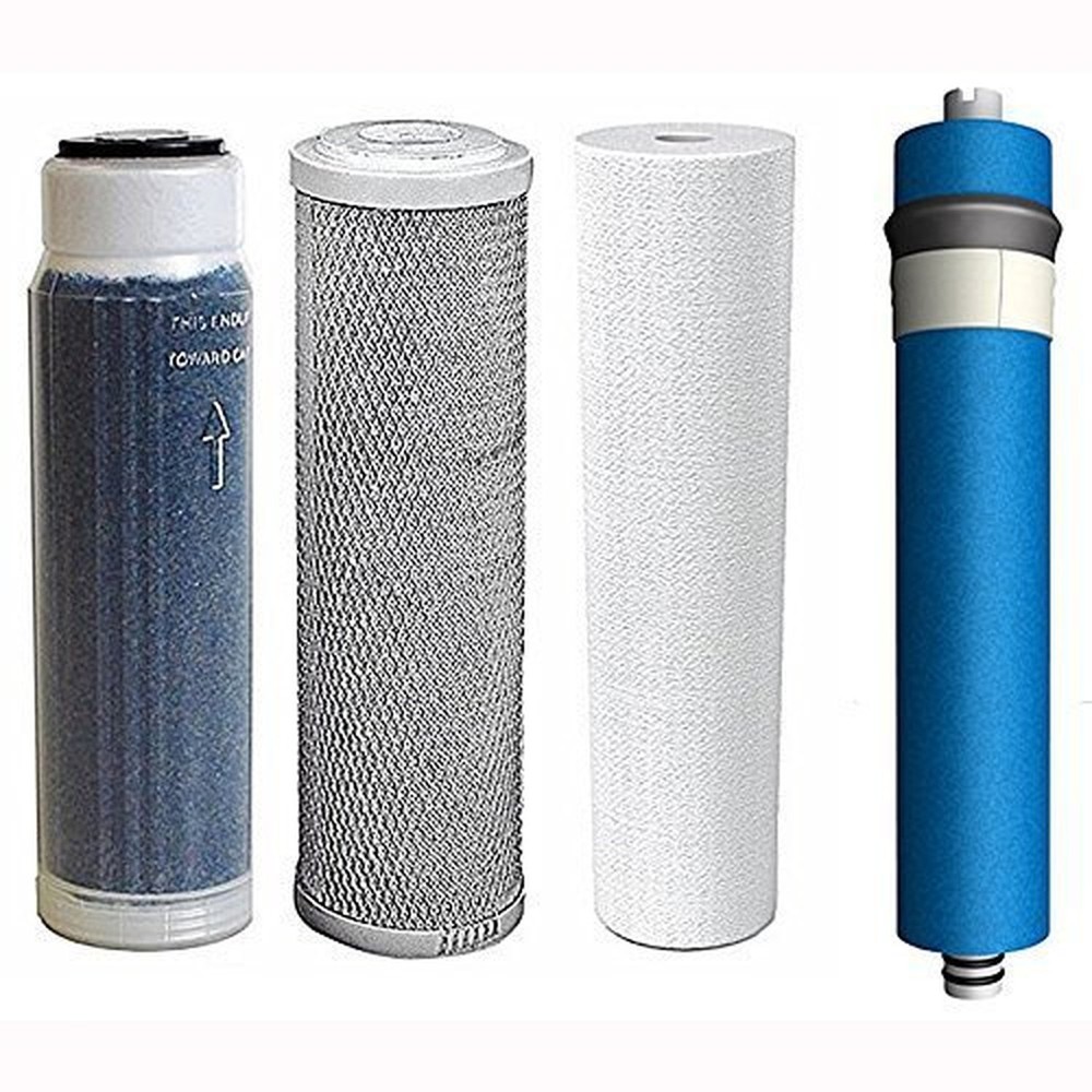 CFS – 4 Pack Replacement Water Filter Kit Includes Sediment, Carbon, Color