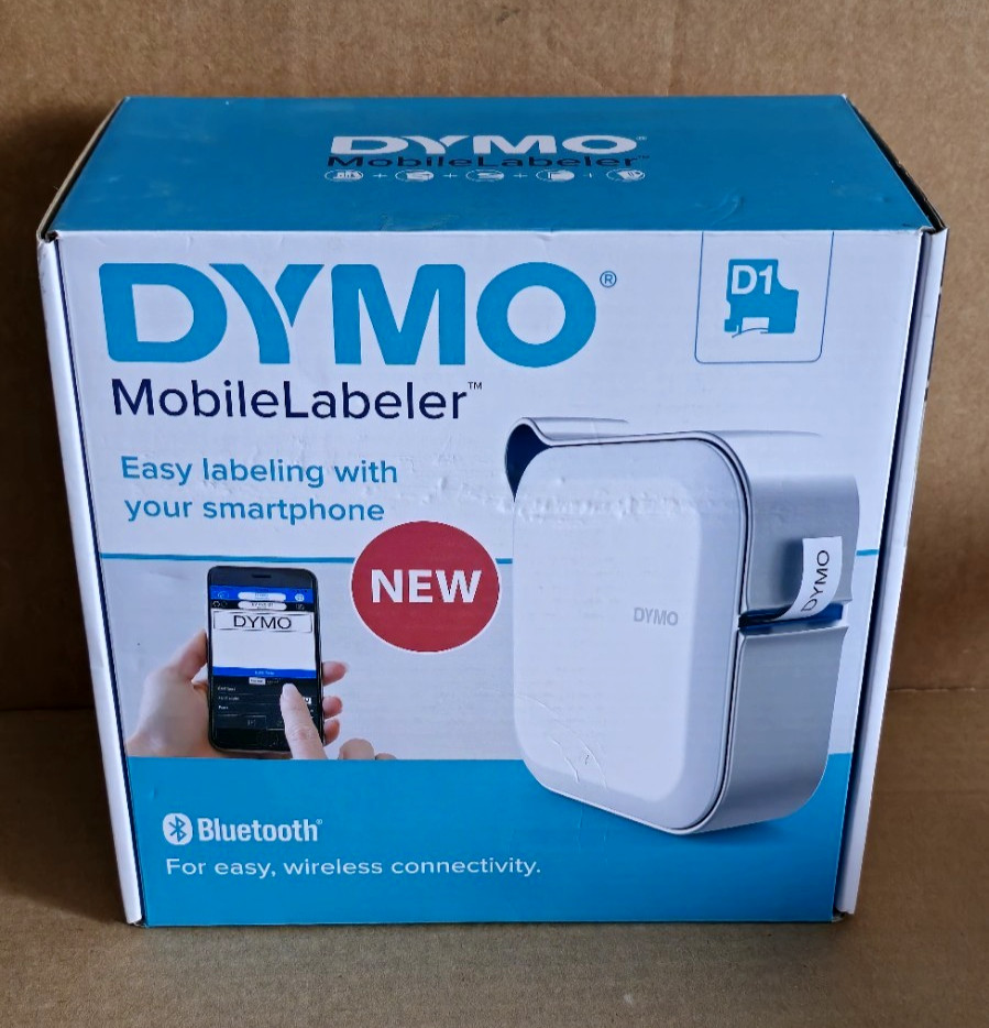 DYMO MobileLabeler Label Maker with Bluetooth - 1982171 - NEW - Open Box