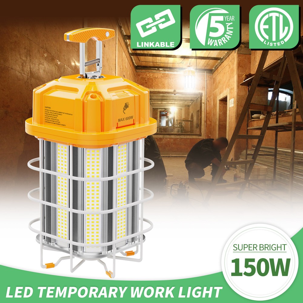 150W LED Temporary Work Light Industrial Construction High Bay Project Lighting