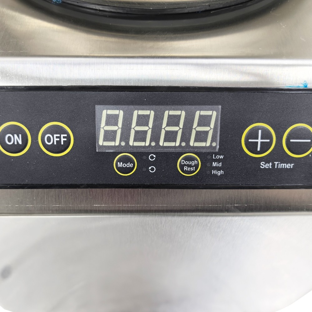 8KG Detachable Basin Type Dough Mixer Machine w/ Heating Function Timing Control