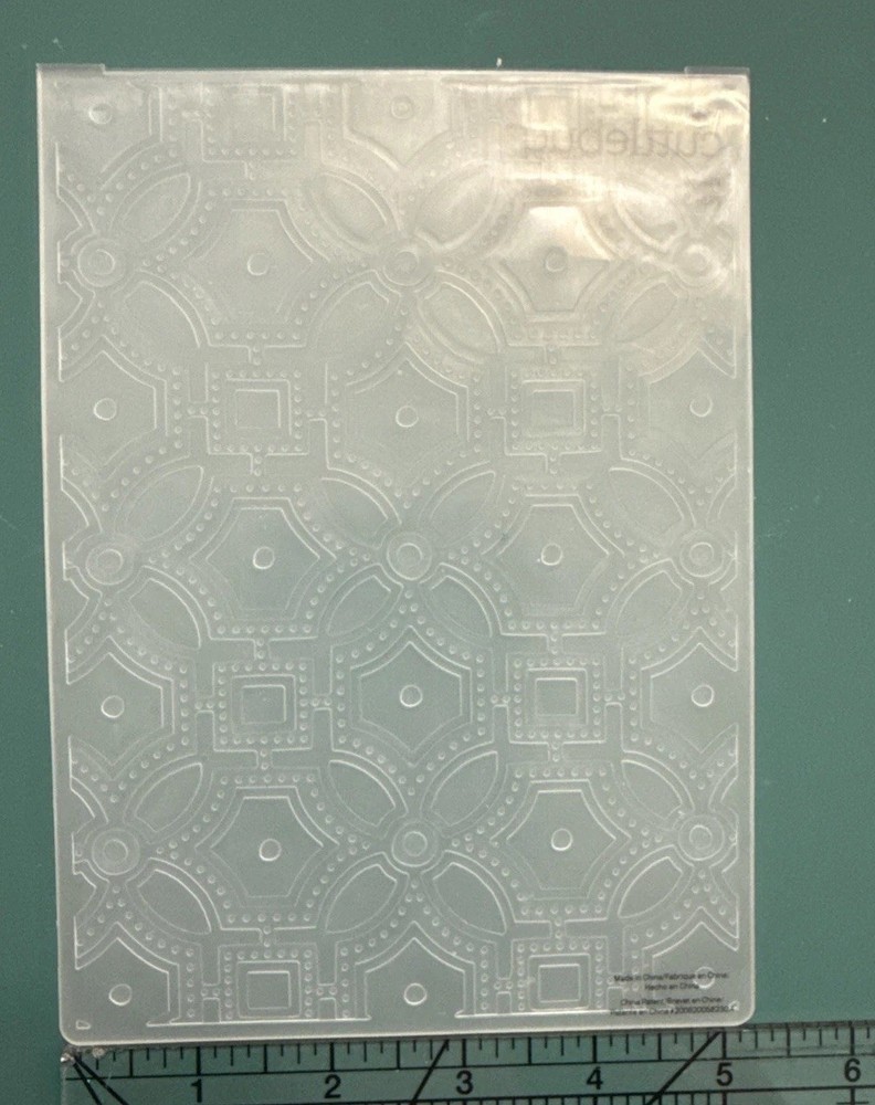 Retired Cricut Cuttlebug Fiesta Embossing Folder & Border Set HTF