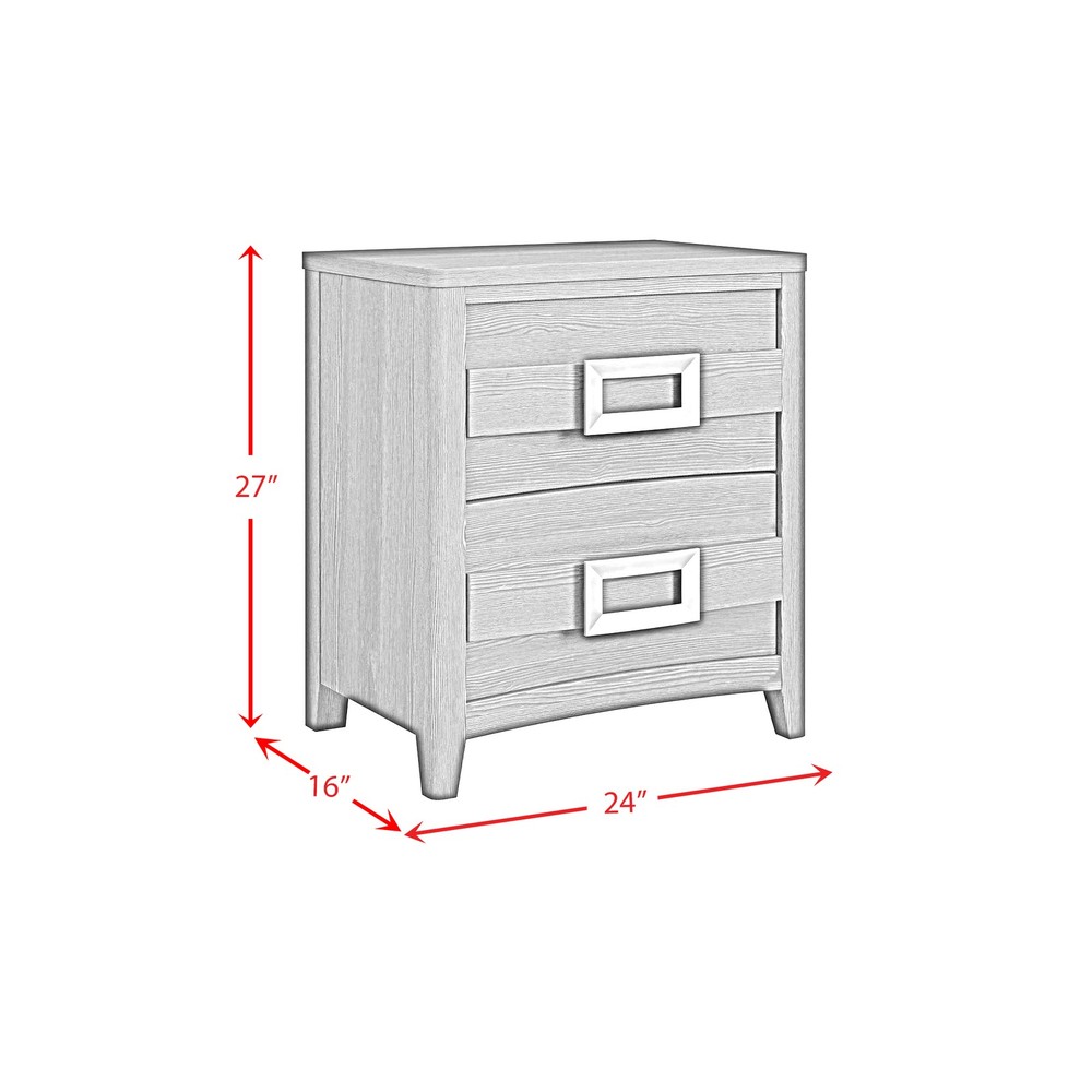 Chett King 3PC Bedroom Set with LED in Black