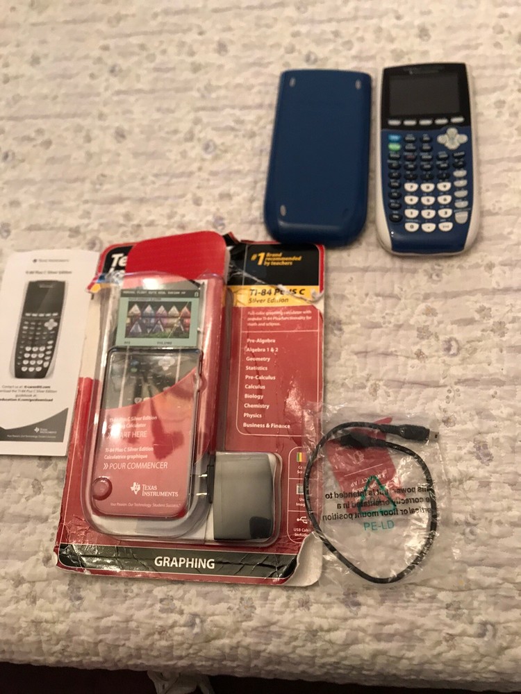 Texas Instruments TI- -84 Plus C Silver Edition Graphing Calculator