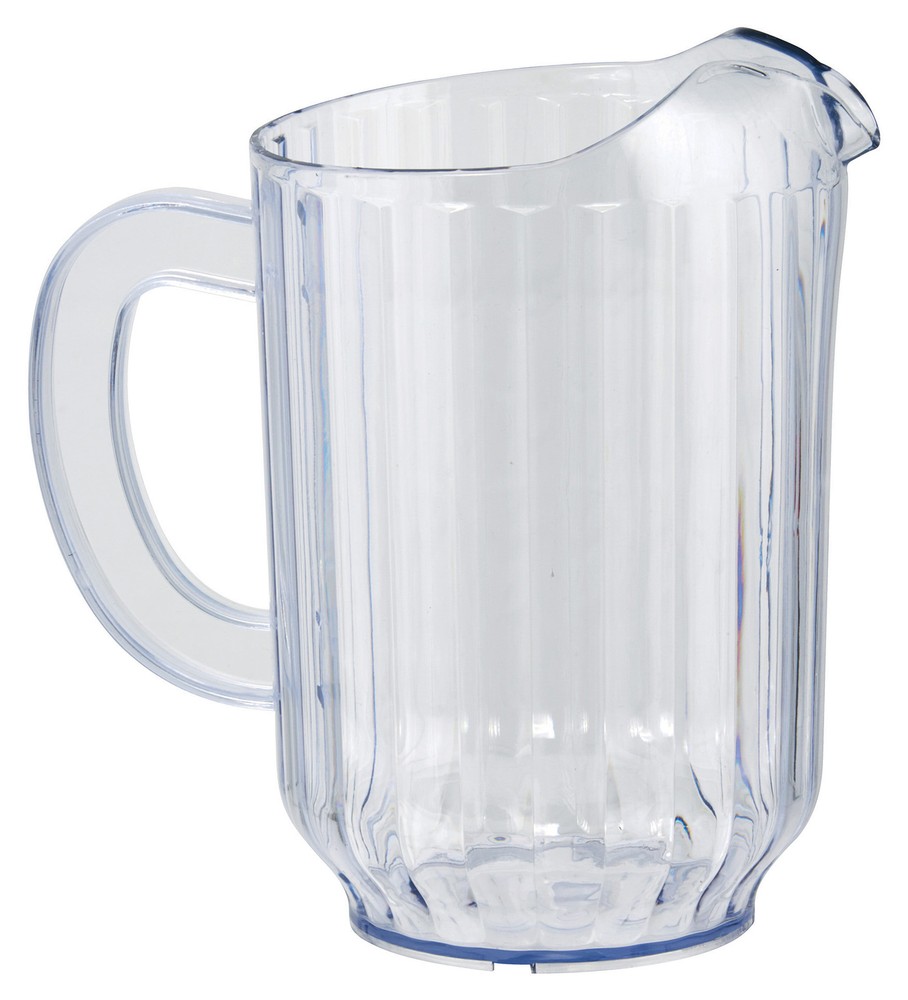 60oz Plastic Water Pitchers, Clear, 4pcs/pk (8 Pack)