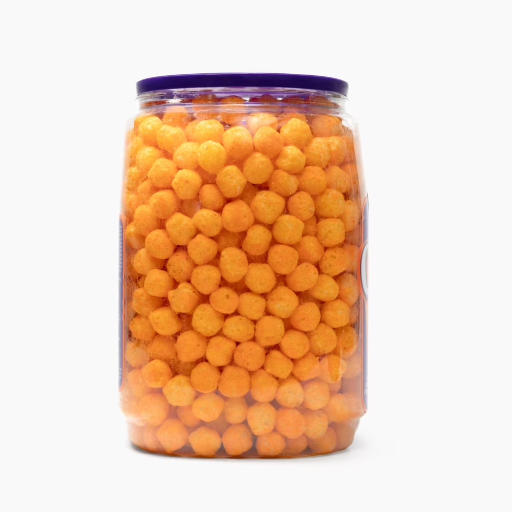 (6 pack) Utz Cheese Balls, 23 oz Barrel