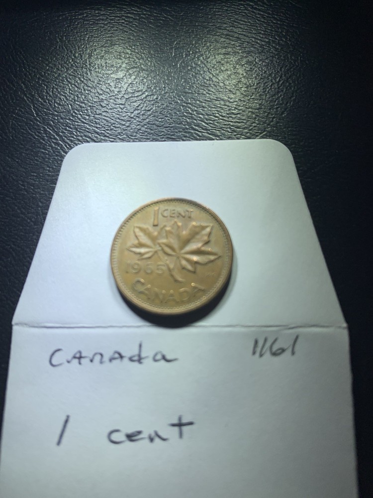 Canada 1 Cent 1965 VF (1161)