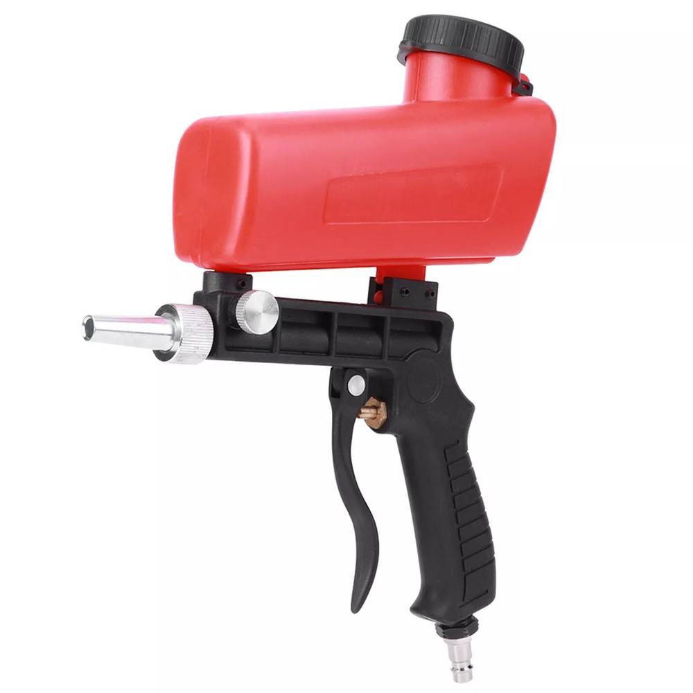 1/4" Pneumatic Sandblasting Machine Handheld Spray Mini Sandblaster Hand Tool