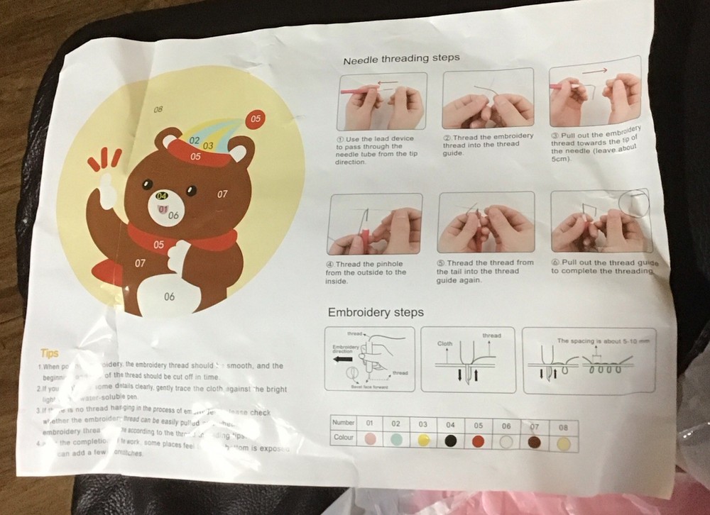 punch needle embroidery kit