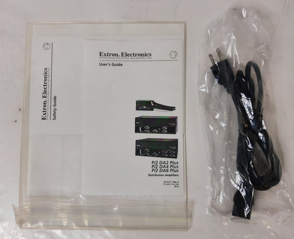 Extron P/2 DA2 Plus VGA Distribution Amplifier (60-046-02) - New Open Box
