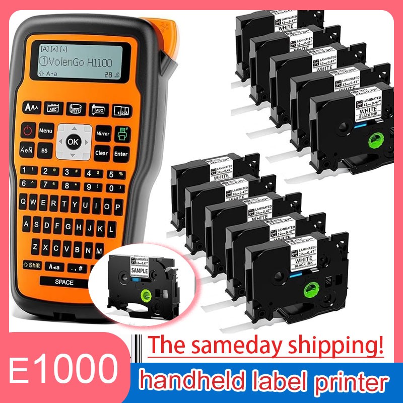 Industrial handheld label printer E1000pro Heat Shrink Label Maker machine