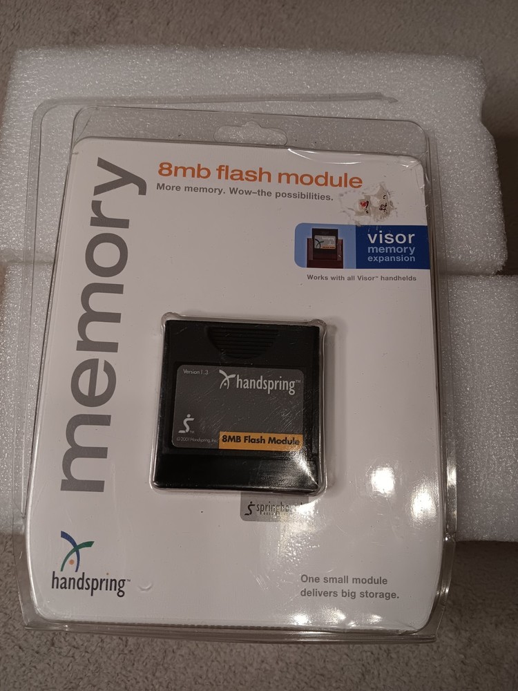 Handspring Visor 8mb Flash  Module SEALED Springboard PDA 6017WW Version 1.3