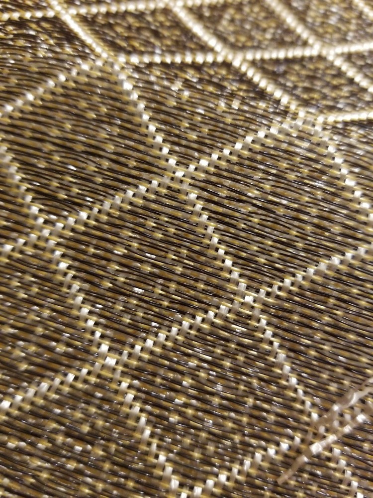 2 X)Vintage Speaker Grill Cloth Fabric ..