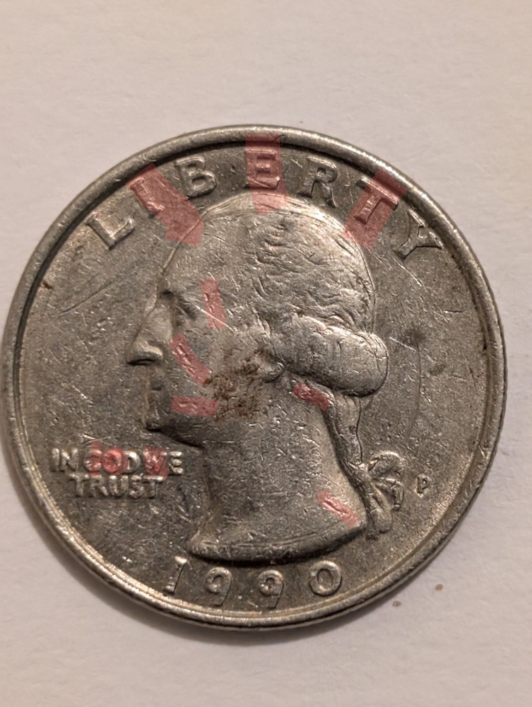 1990 p quarter error WING CLASH Such A Cool Quarter, It's A Must Have
