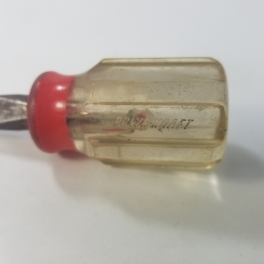 Vintage Powr-Kraft Stubby Screwdriver