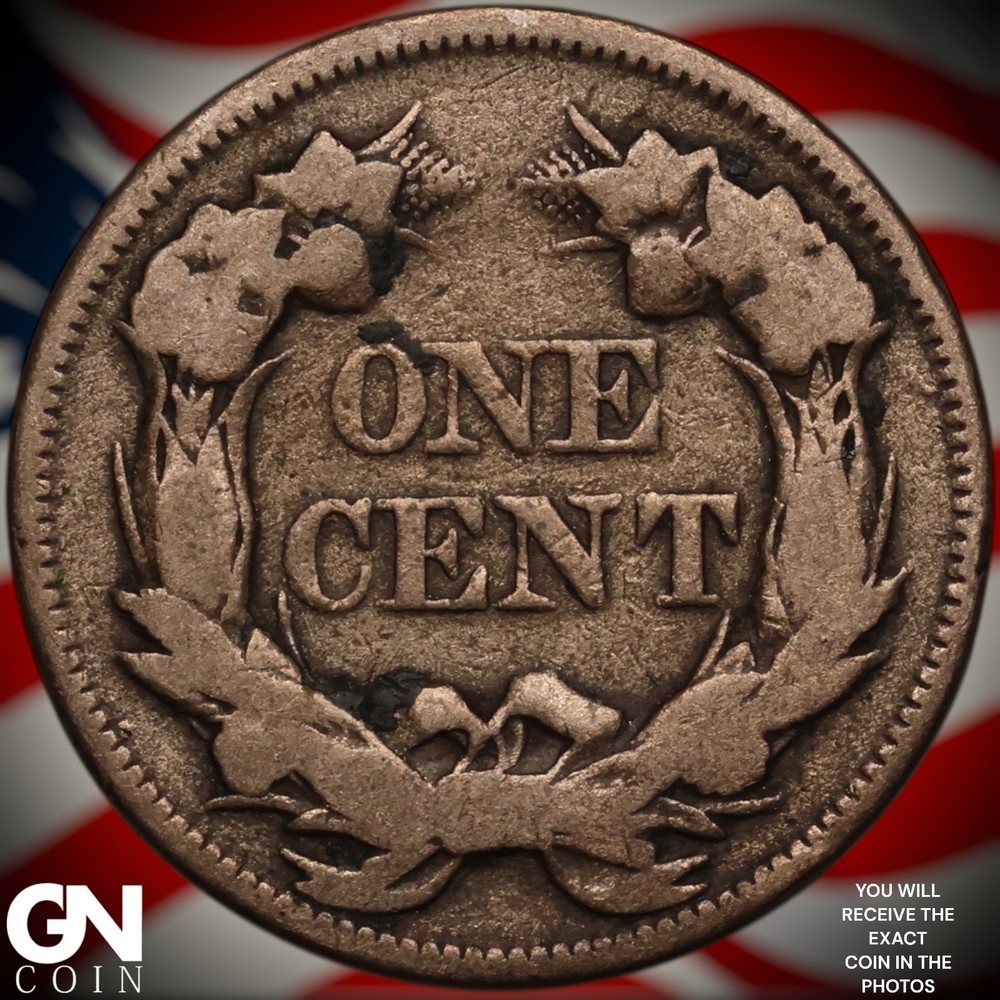 1857 Flying Eagle Cent Penny A2699