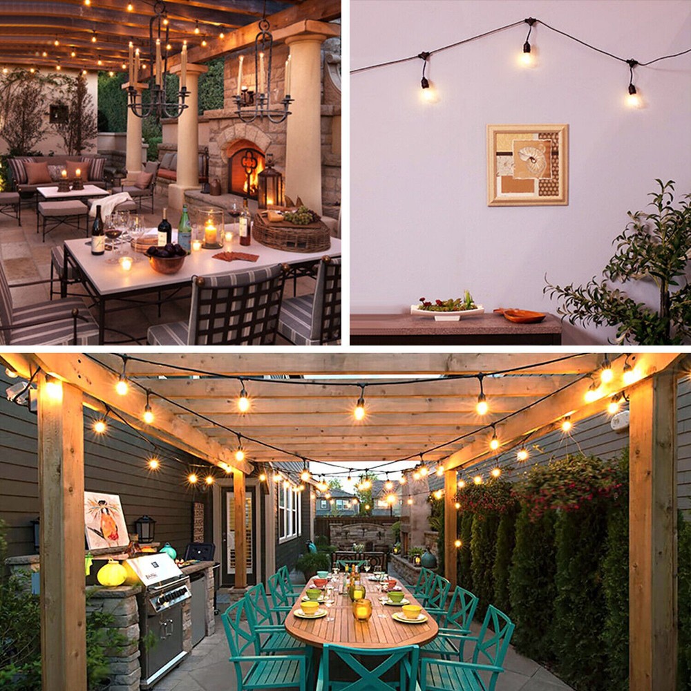 S14 E26 LED Bulbs Outdoor Edison Lights 2W, 15Pack for String Light Replacement