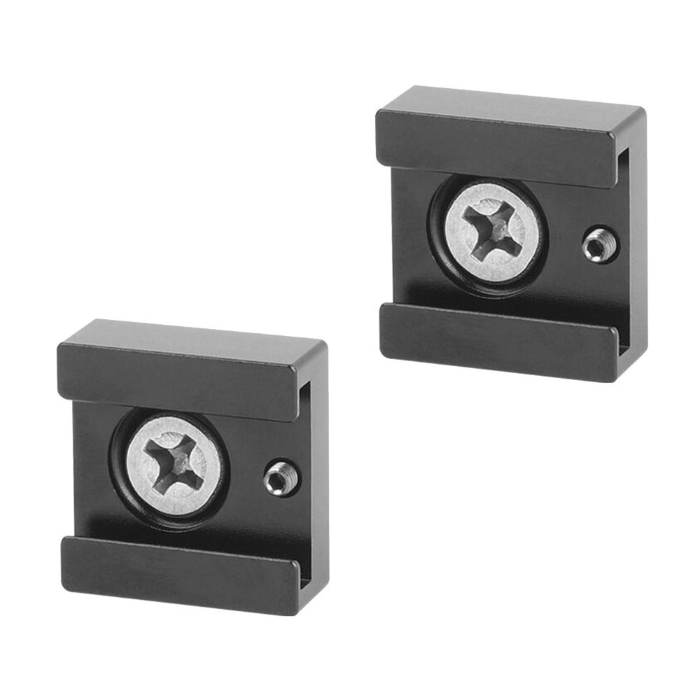 2 Pcs Quick Release Cold Shoe Holder Camera Flash Mounts Adapter Bracket