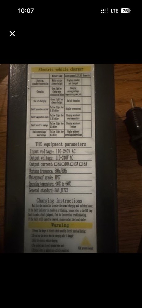 Top Auto Gear EV Charger Level 1 Or 2