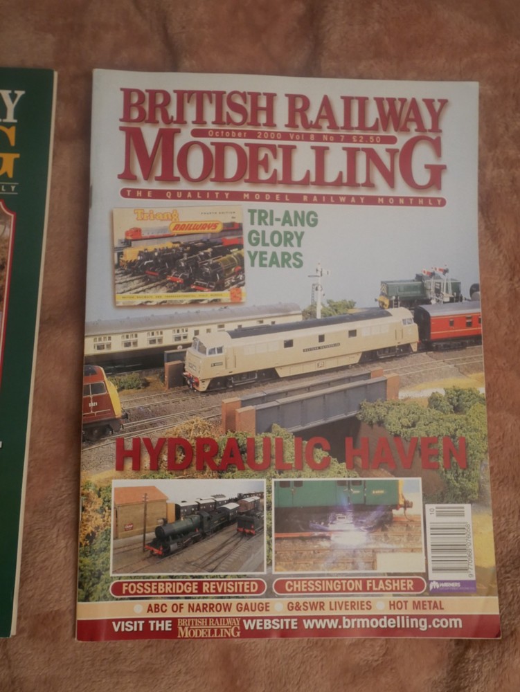 British Railway Modelling magazine x2: Dec 1996, Oct 2000