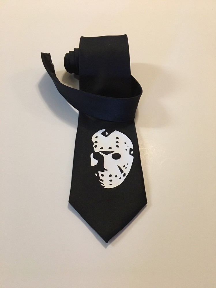 Friday Scary Mask Neckties
