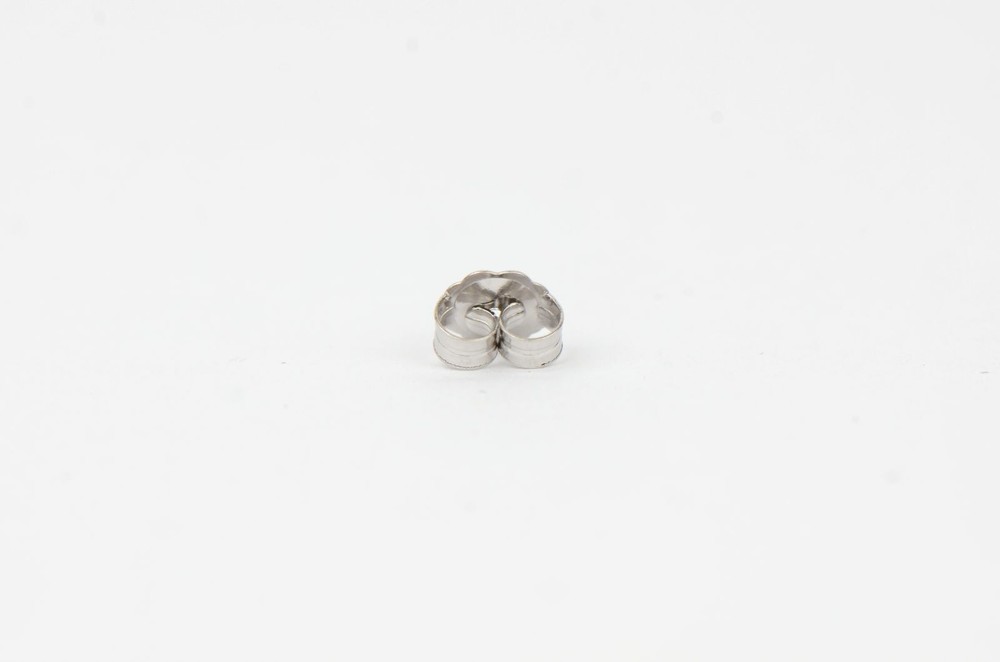 14k White Gold Push Back Earring Butterfly Backing Small Medium Large-by PC!!!