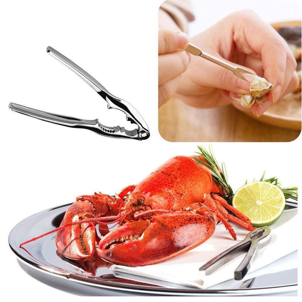 Seafood Crackers Tools Nutcrackers tools, Crab Nut Lobster Silver